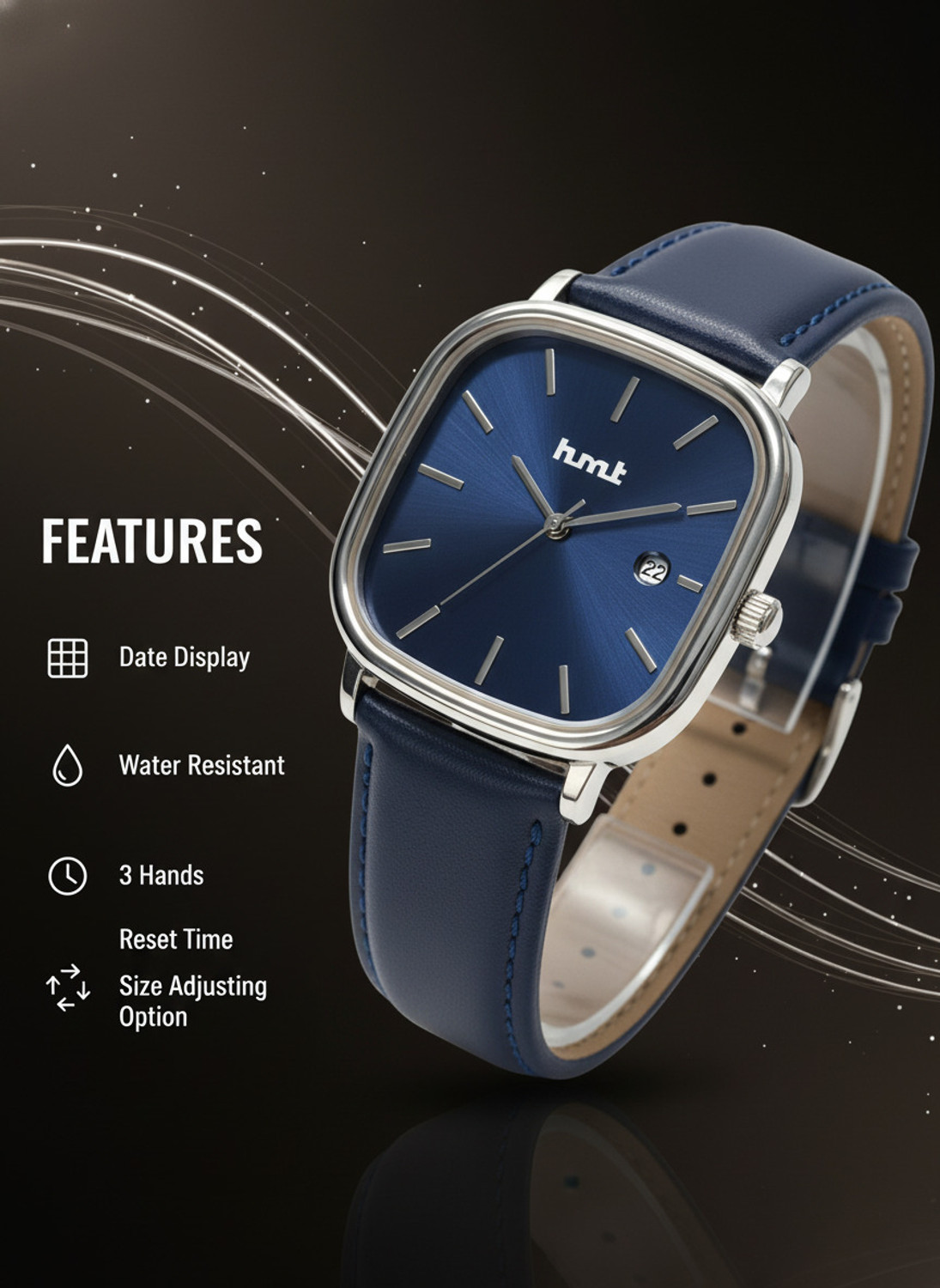 Image of hmt QUARTZ Exclusive Silver Dial Water Resistance Classic Premium Analog Watch For Boy Analog Watch - For Men