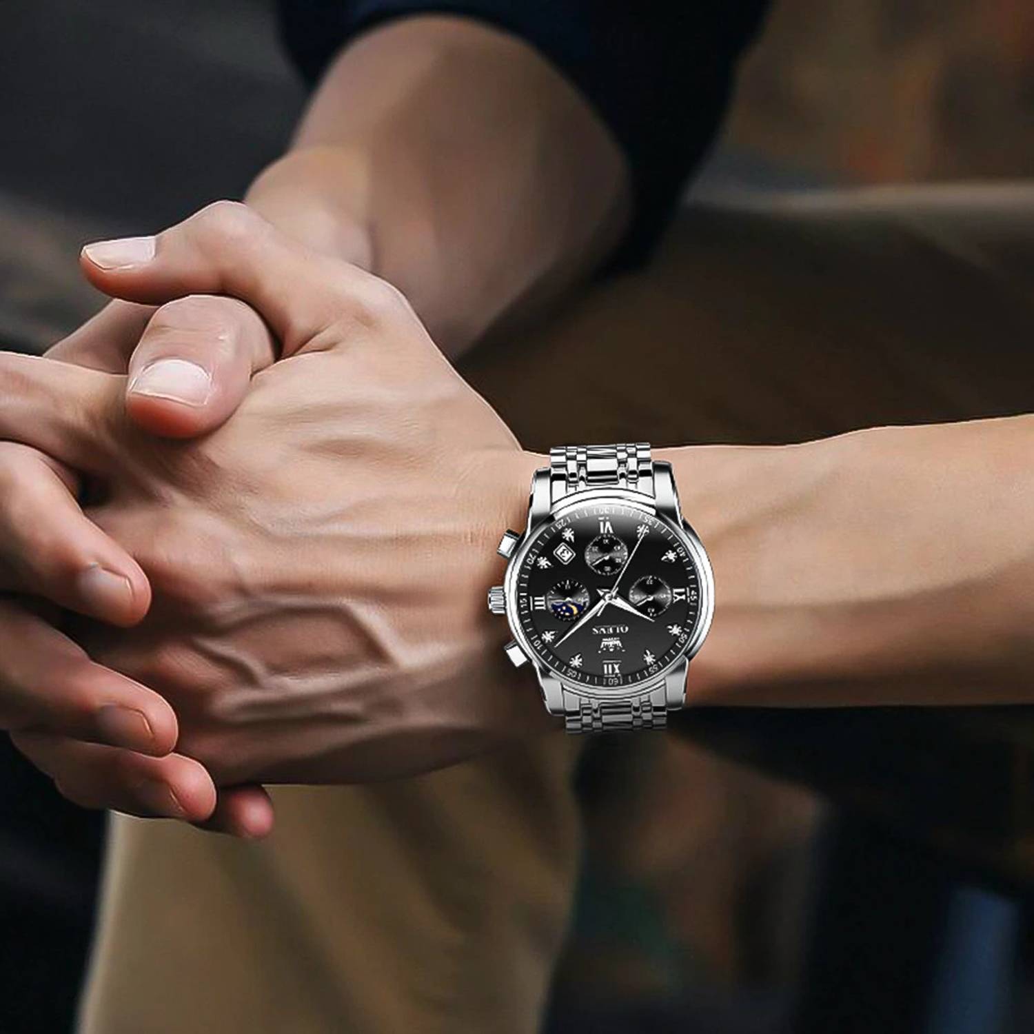 OLEVS Analog Watch for Men - Image 4