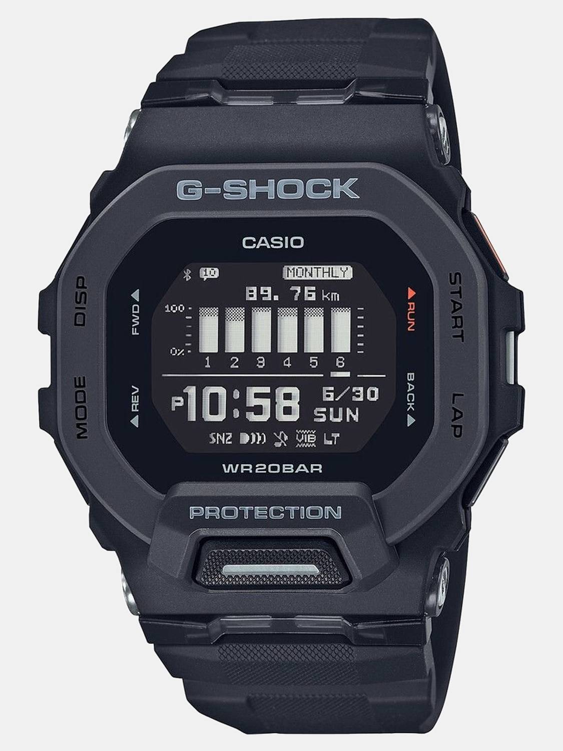 CASIO GBD-200-1DR G-Shock Black Digital Watch - Image 4