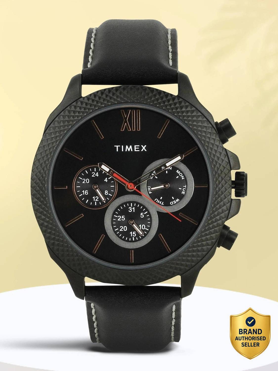 TIMEX Multifunction Black Dial Analog Watch - For Men