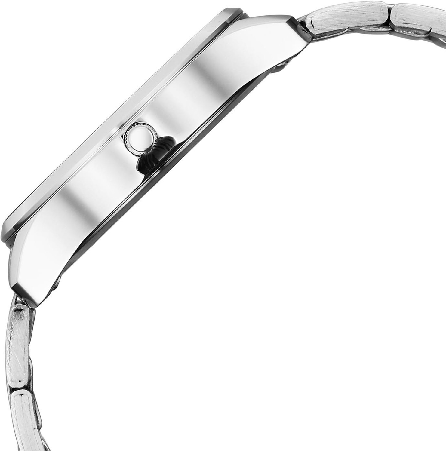 Image of SONATA Sonata Ease Sonata Ease Quartz Gray Dial Silver Metal Strap Analog Watch - For Men