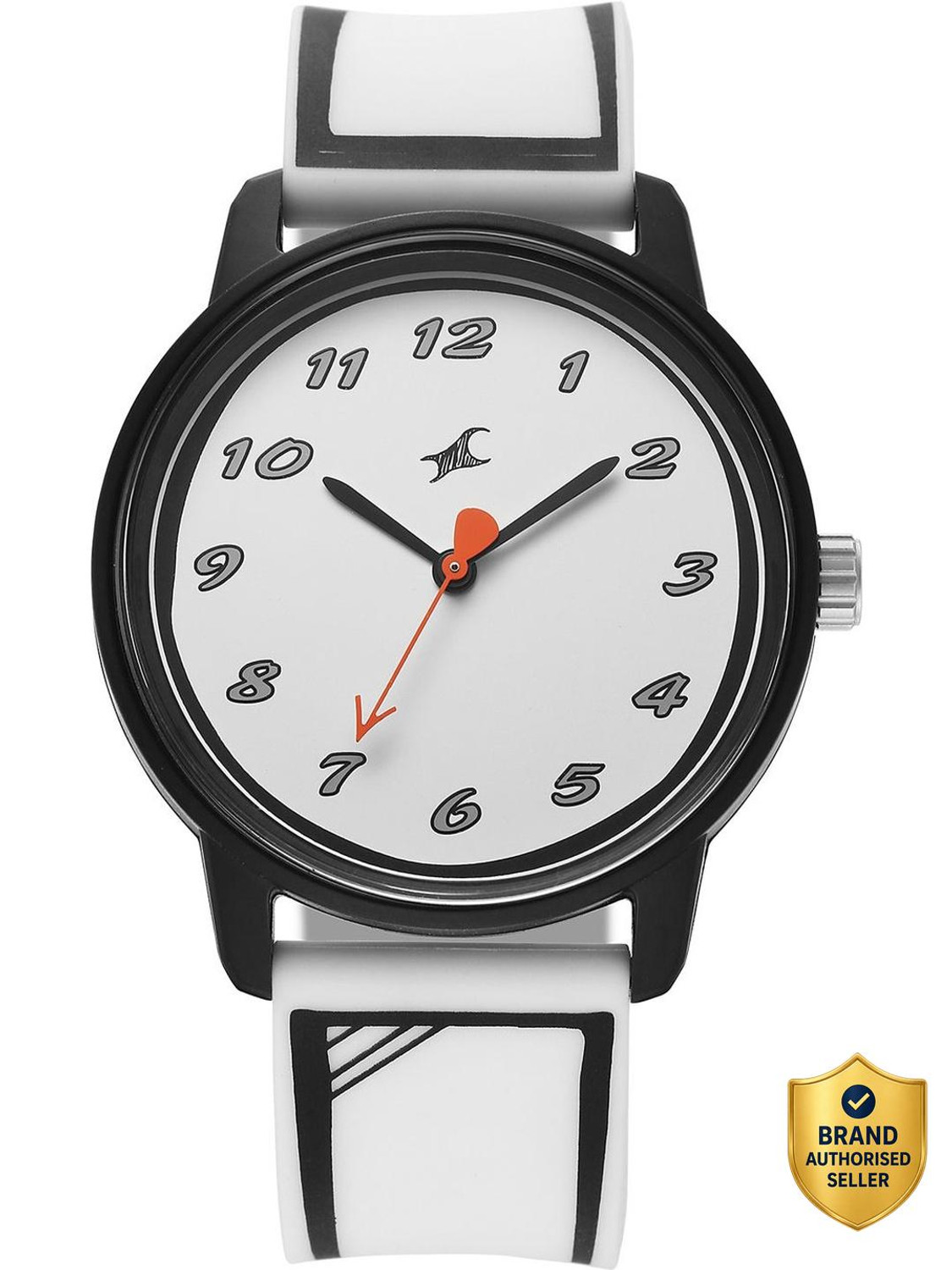 Image of Fastrack Zine Fastrack Tees Unisex Zine Black Dial Quartz Analog Watch - 38145PP08W Analog Watch - For Men & Women