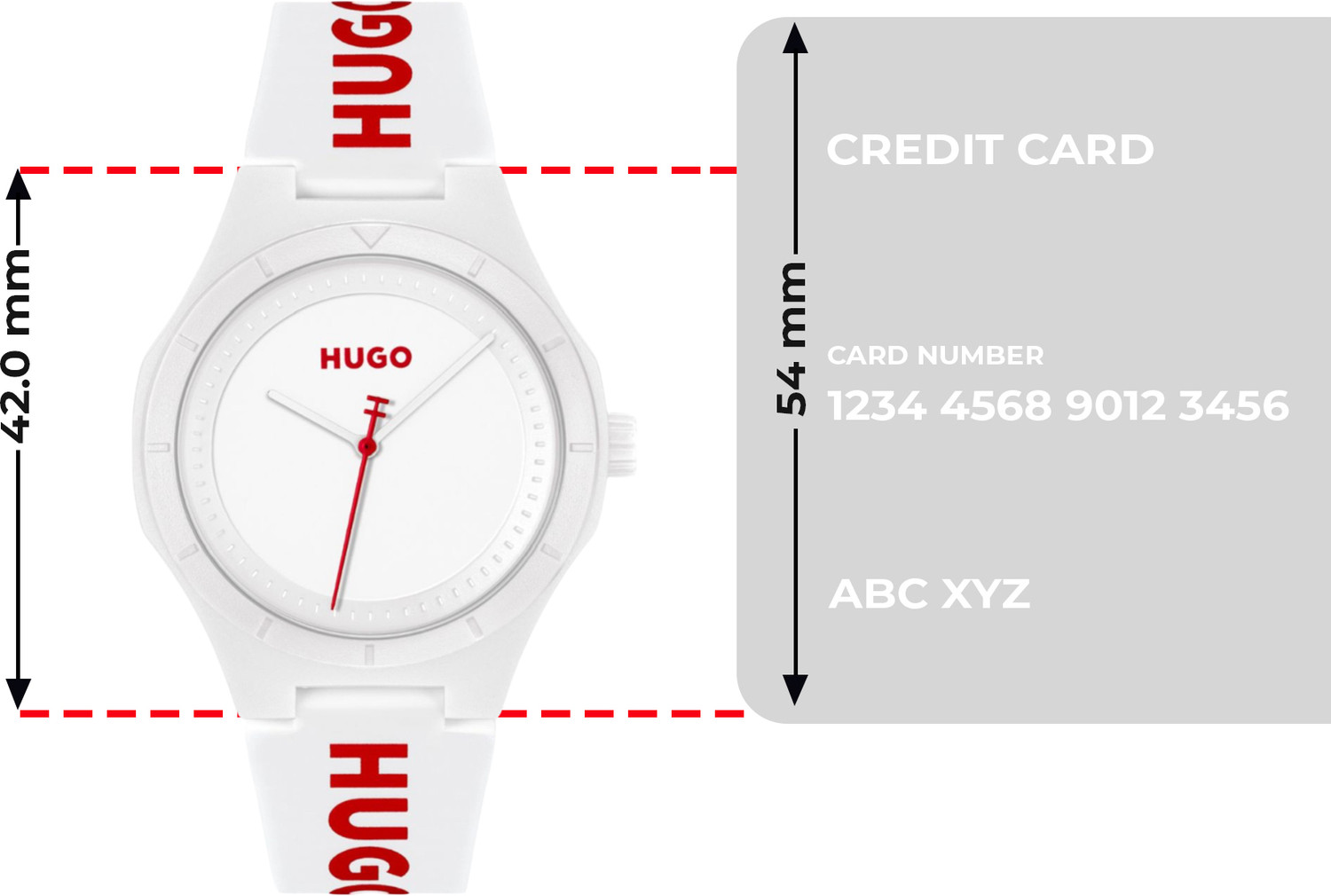 Image of Hugo #Lit For Him #LIT FOR HIM Analog Watch - For Men