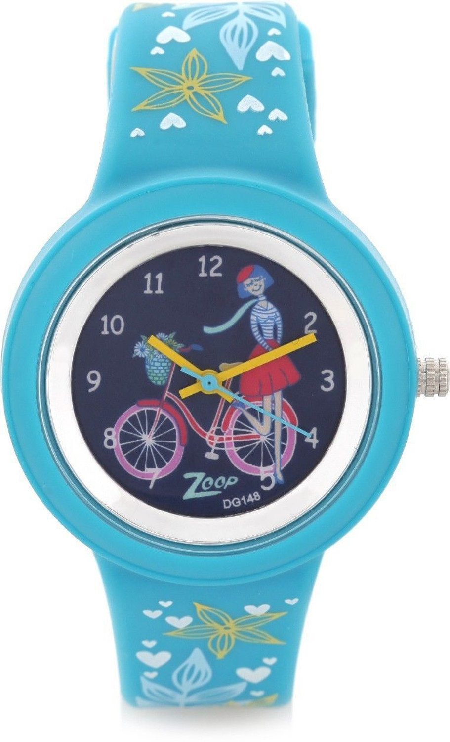 Image of Zoop byTitan NP26006PP03W Zoop Travel Quartz Blue Dial Blue Plastic Strap Analog Watch - For Boys & Girls