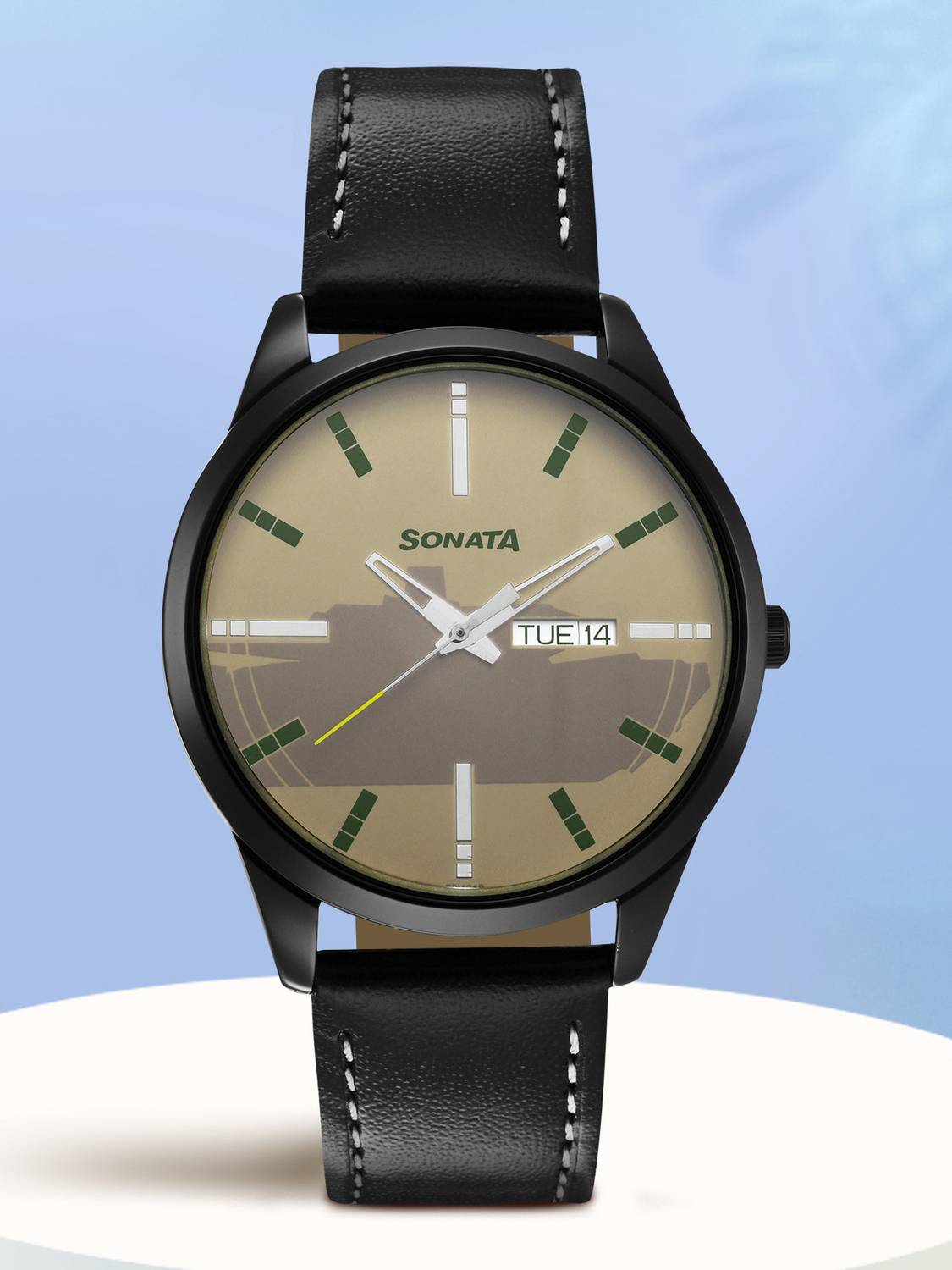 SONATA 7146NL02 IAF Gents Analog Watch - For Men - Buy SONATA