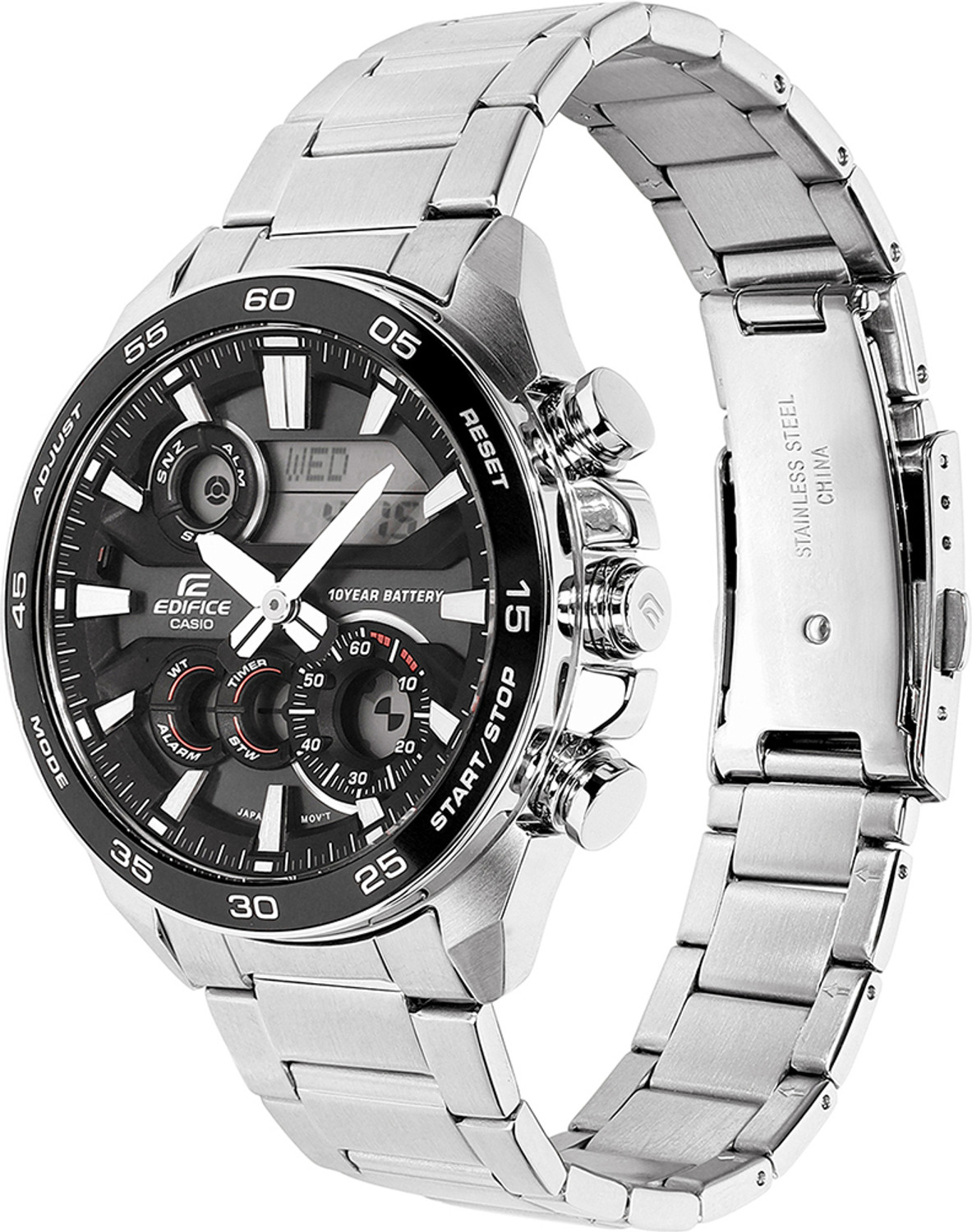 Image of CASIO ERA-130D-1ADF EDIFICE Analog-Digital Watch - For Men