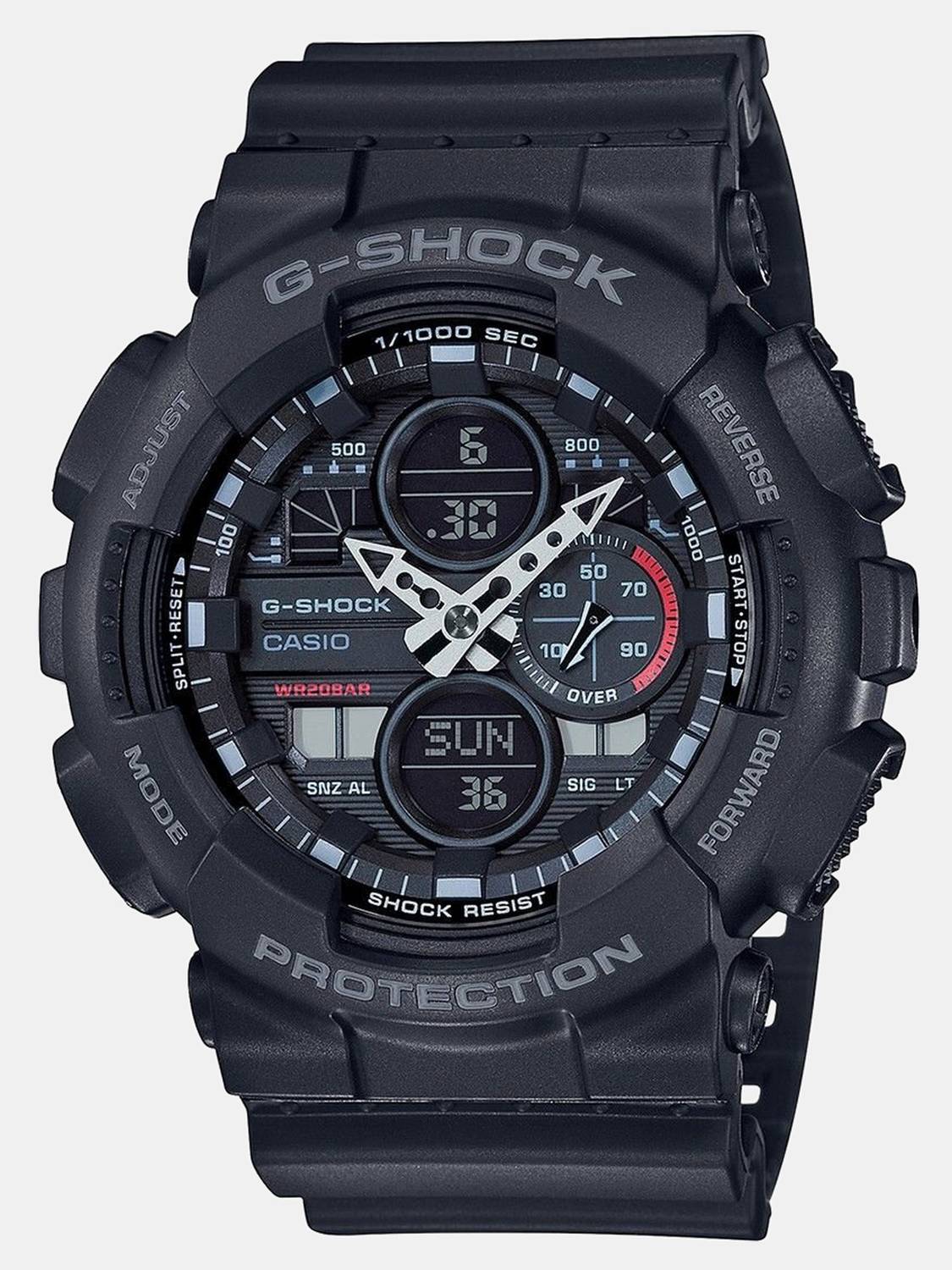 Casio GA-140-1A1DR G-SHOCK Black Analog-Digital Watch - Image 2