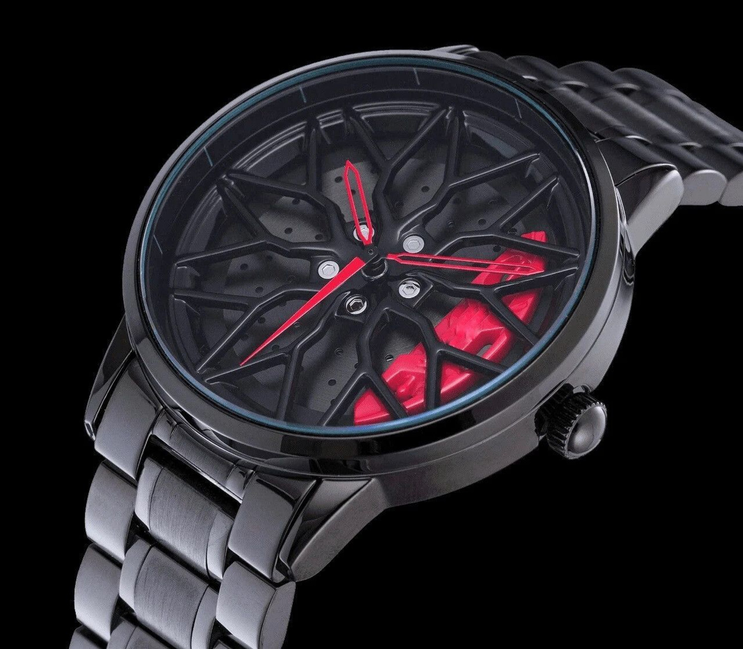 Image of RealBuff 3D Car Wheel Watch BUSRA 3D Car Wheel Watch Analog Watch - For Boys Analog Watch - For Boys