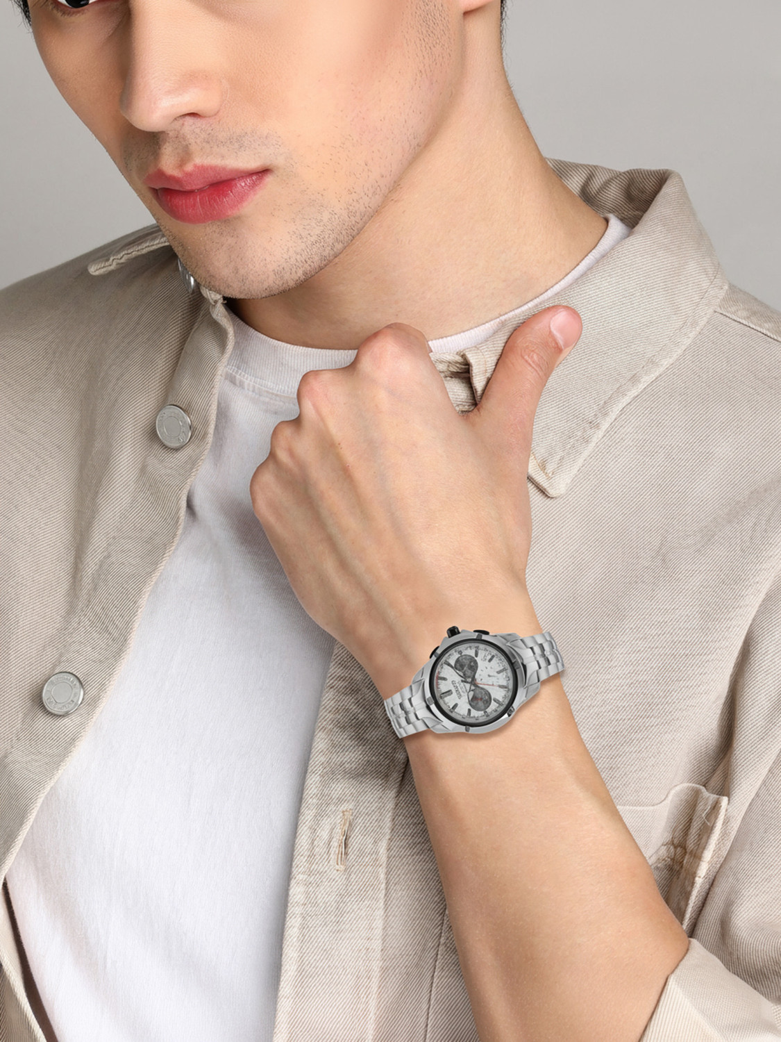 Image of Seiko SEIKO Coutura Chronograph Quartz Watch for Men- SSB433P9 Analog Watch - For Men