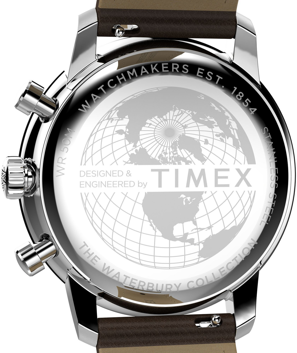 Image of TIMEX TW2Y23500IK Waterburry Round 41mm Cream Dial Analog Watch - For Men