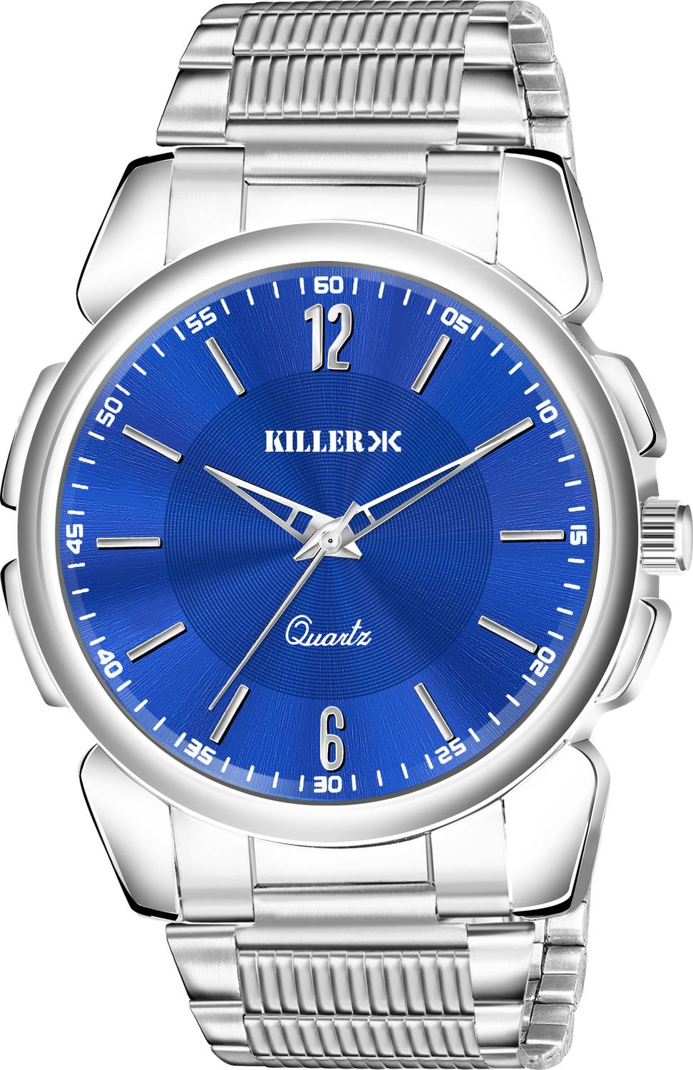 KILLER KLR-8426 Blue Dial Silver Chain Boys Watch - Image 2