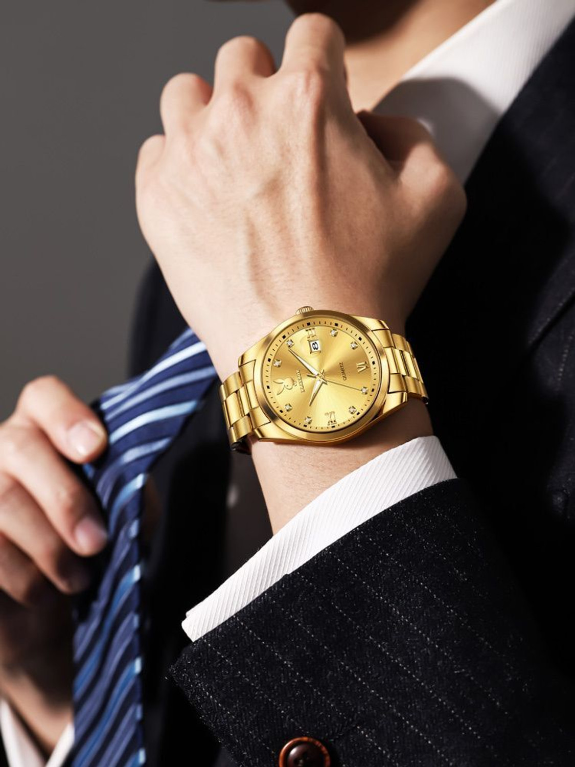 Image of PLAYBOY 3503 Luxury Business Casual Analog Watch - For Men