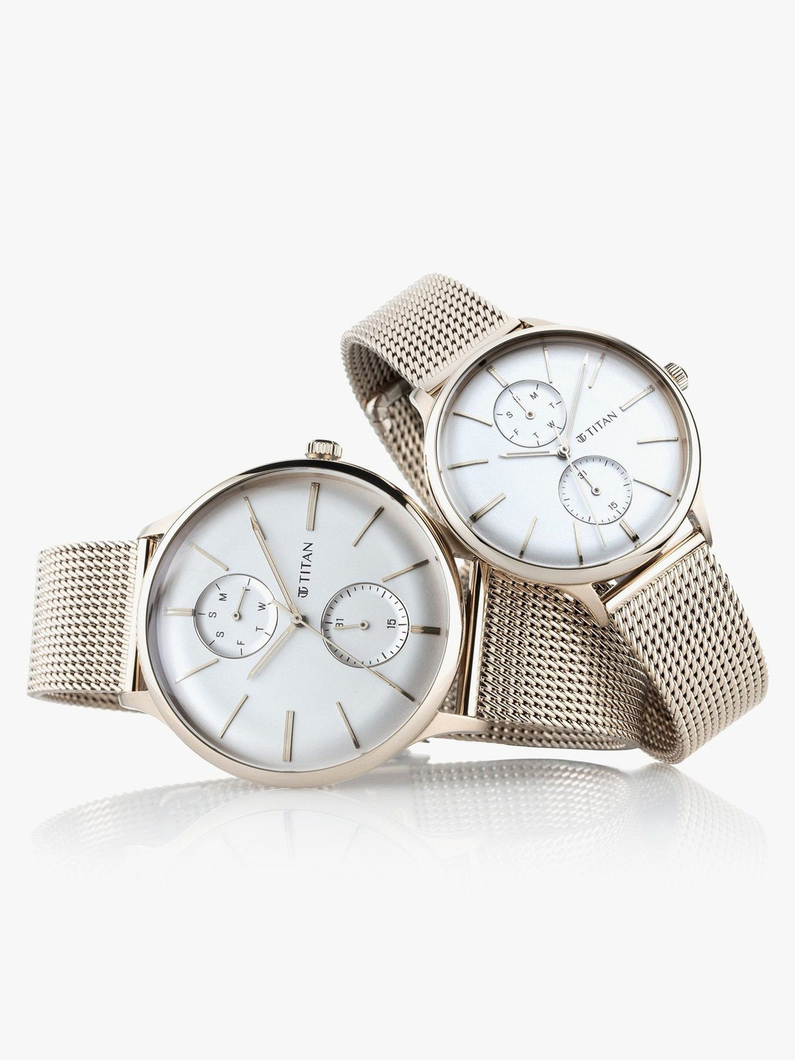 Image of Titan Modern Bandhan III Analog Watch - For Men & Women NT90162SM01,77105SM20W,90162SM01,NU90162SM01,NU9400394203WM01
