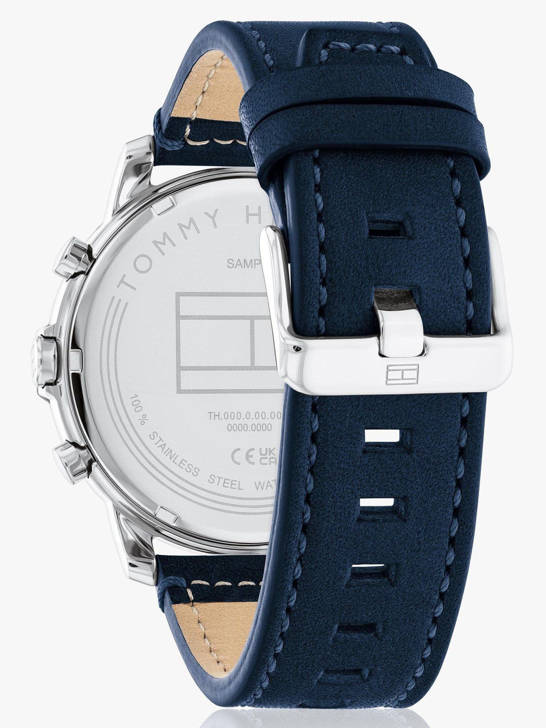 Image of TOMMY HILFIGER Tommy Hilfiger SS'23 Jameson Le Tommy Hilfiger Multifunction Blue Dial Blue LeatherStrap Analog Watch - For Men