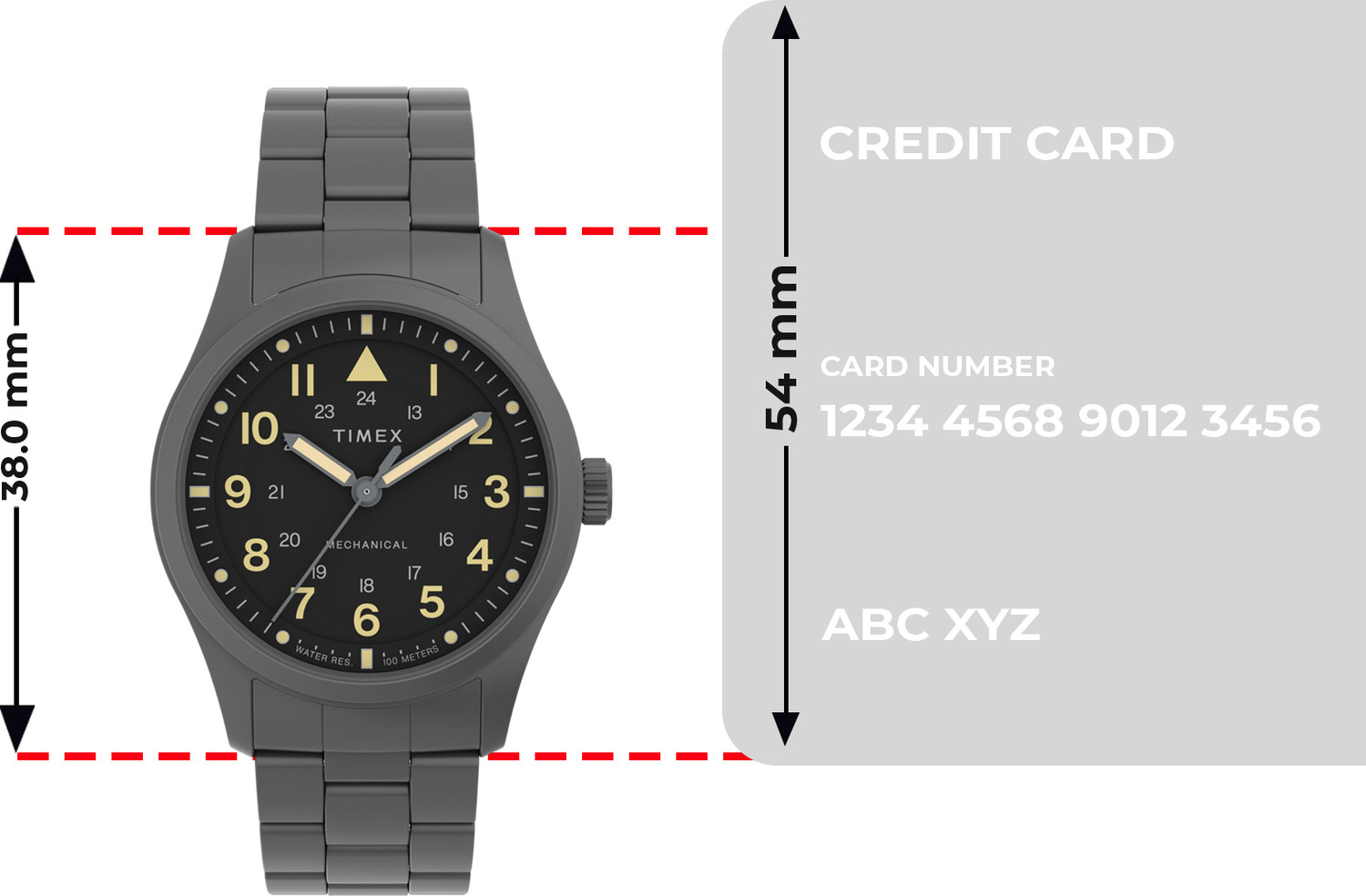 Image of TIMEX Expedition Round 38mm Black Dial Analog Watch - For Men