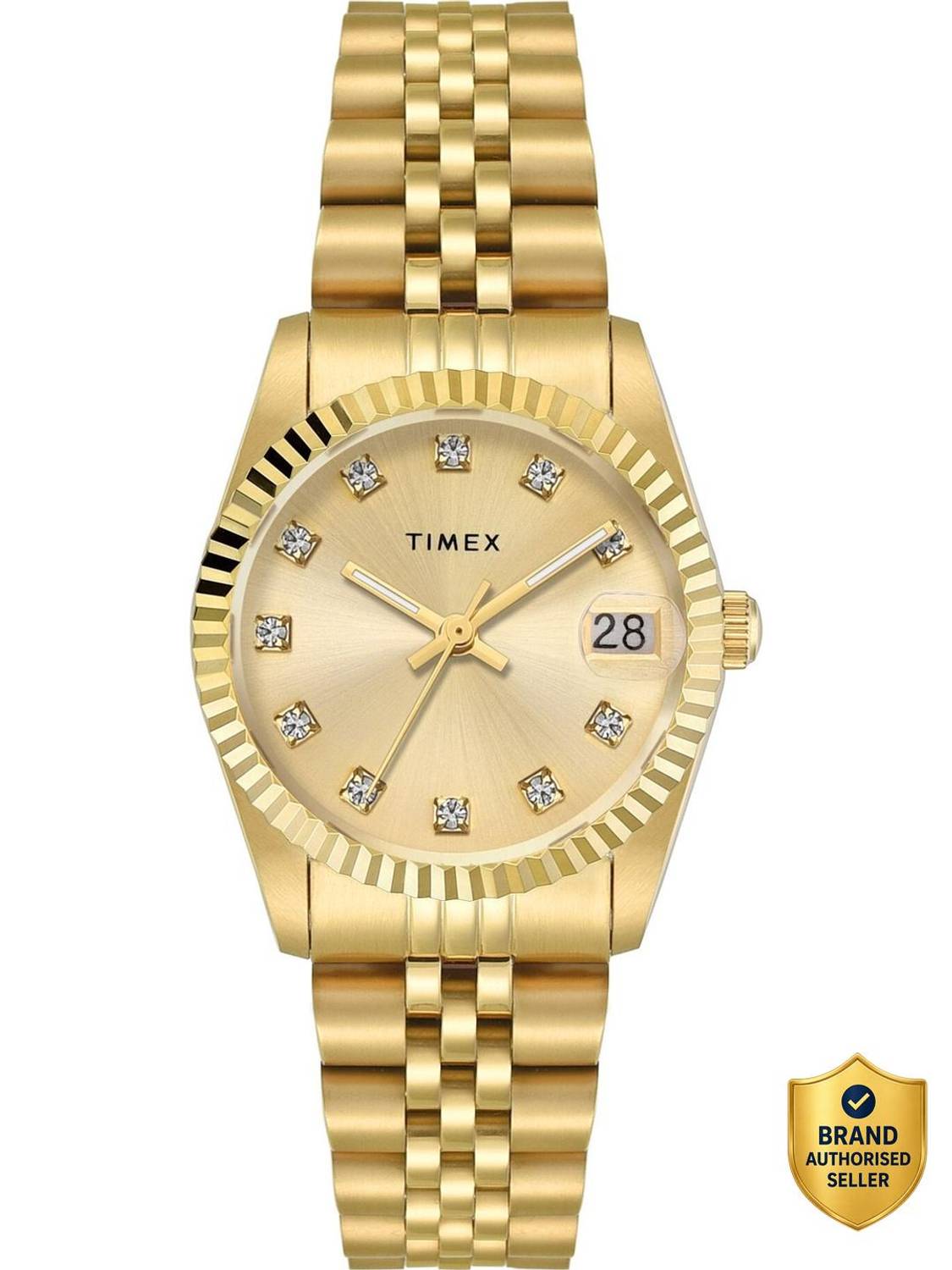 TIMEX Champagne Dial Analog Watch for Women - Image 1