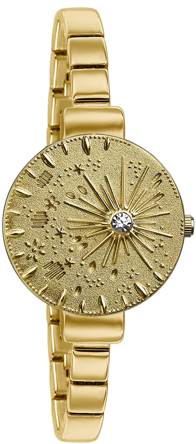 Image of SONATA Poze Drop 9.2 Poze 9 Quartz Gold Dial IPG Alloy Strap Analog Watch - For Women
