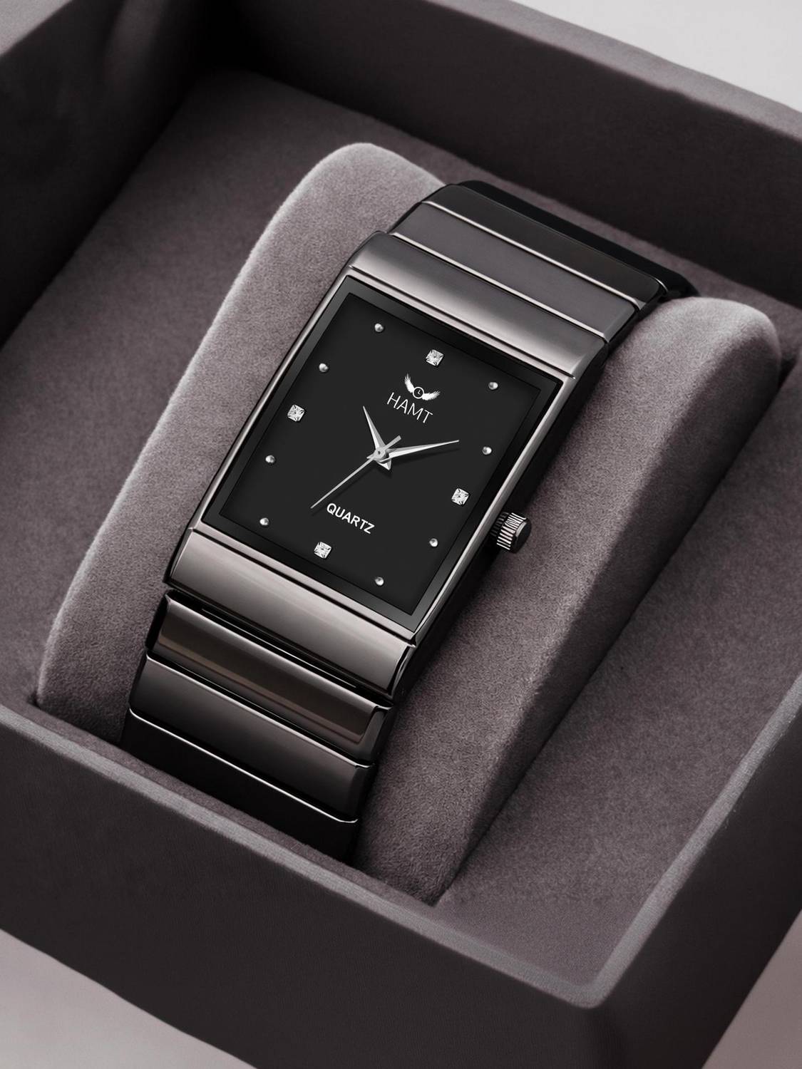HAMT Analog Watch - Men Black - Image 1