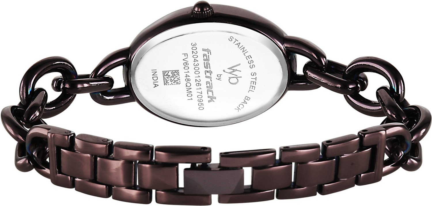 Image of Fastrack Fastrack Vyb Manifester Vyb Manifester Quartz ChocolateBrown Dial Chocolate Brown Alloy Strap Analog Watch - For Women