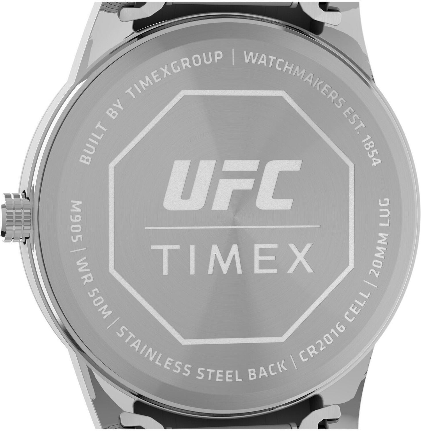 Image of TIMEX UFC Round 42mm Silver Dial Analog Watch - For Men
