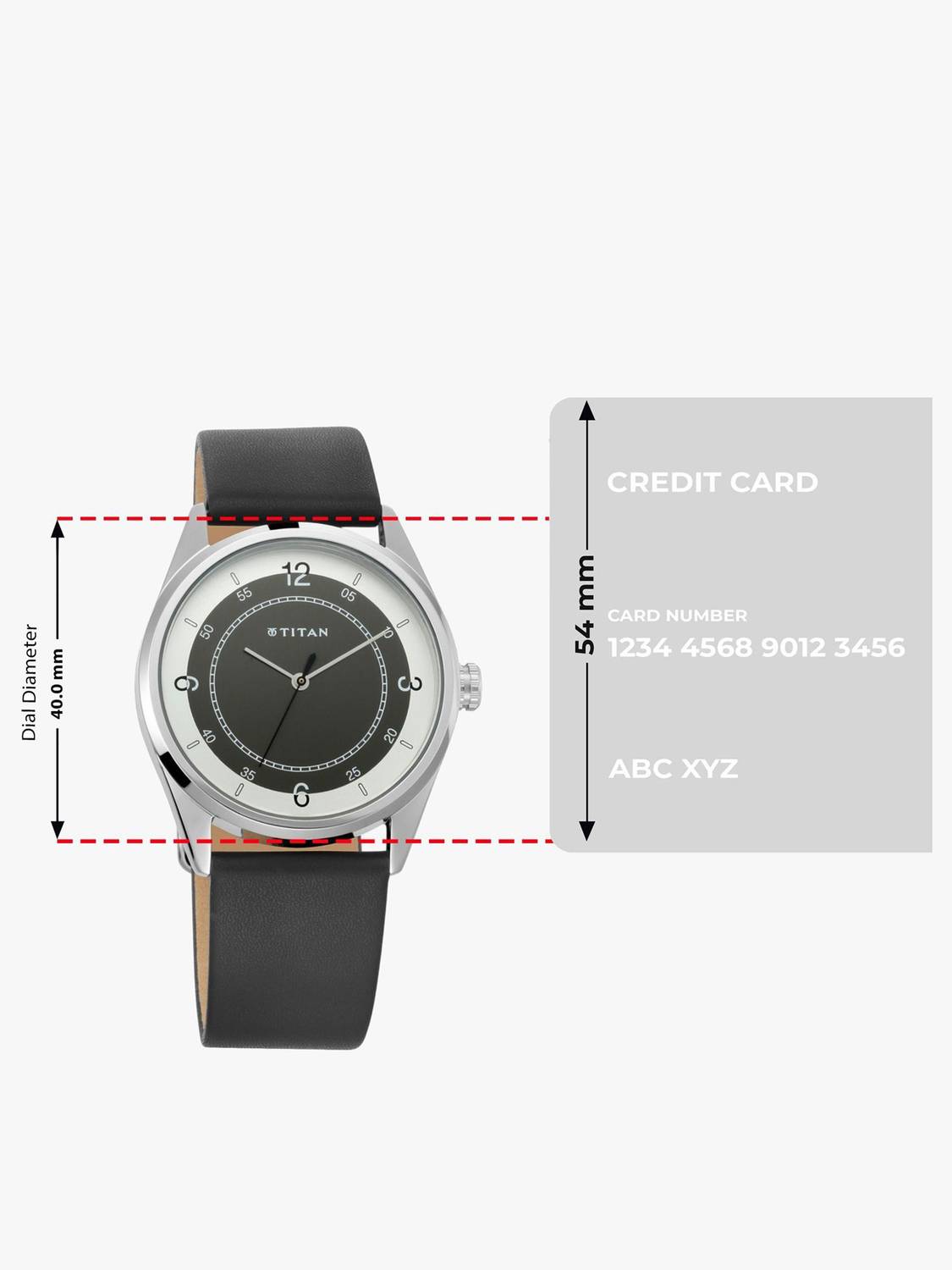 Titan 1729SL04 Workwear Black & Silver Dial Watch - Image 5