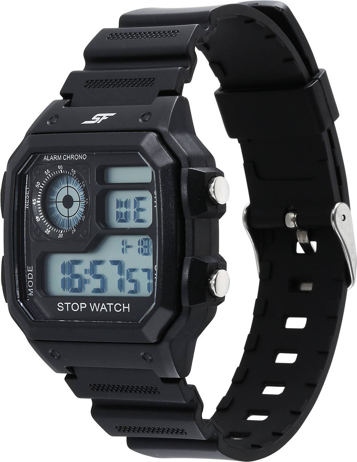 SONATA Hexa Digital Black Watch NT77123PP01 - Image 3