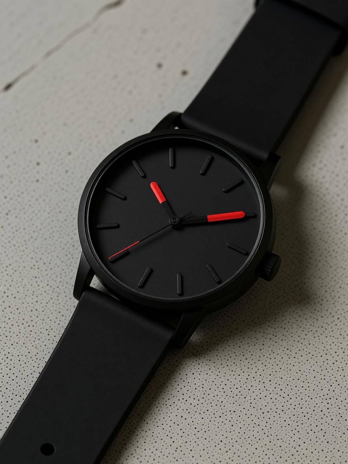 Timorix Full Black Dial Analog Watch for Men - Image 3