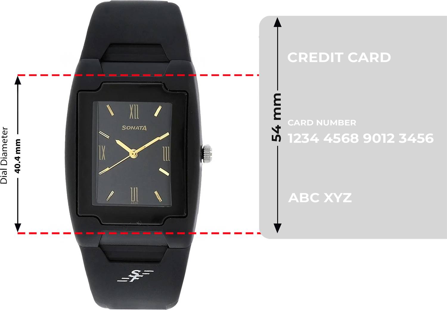 Sonata NP7920PP13 Black Dial Black Plastic Strap Analog Watch - Image 4