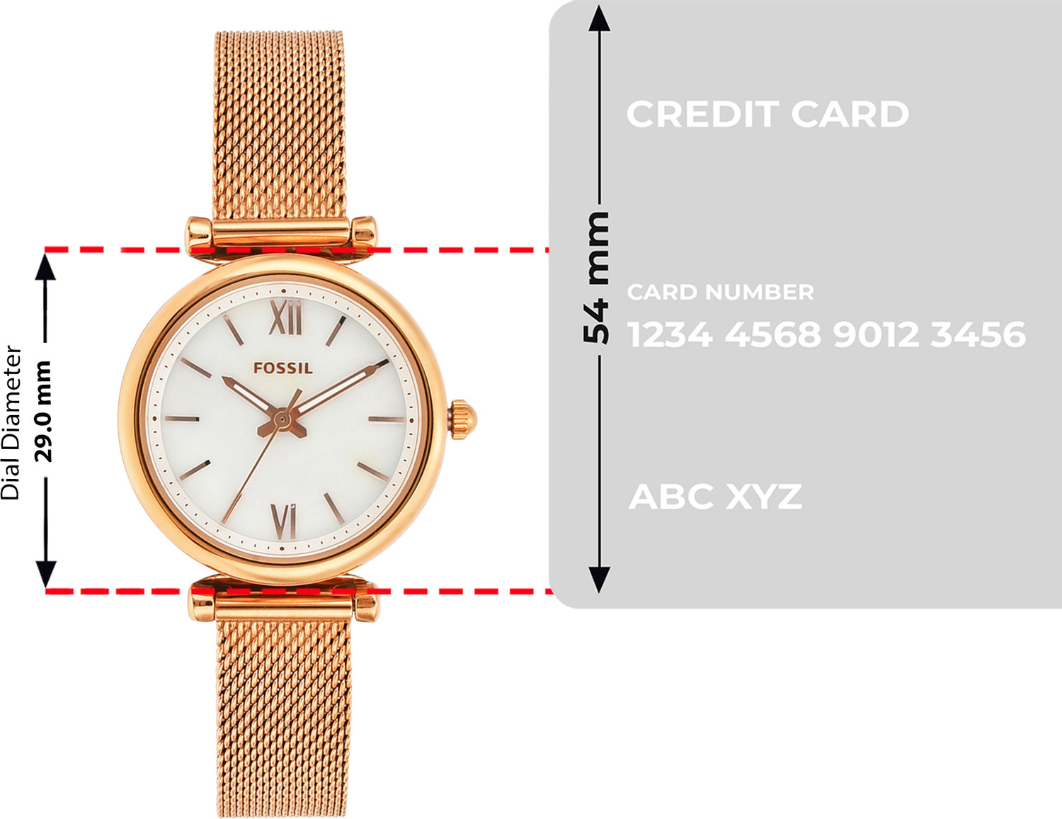Image of FOSSIL Carlie Carlie Analog Watch - For Women