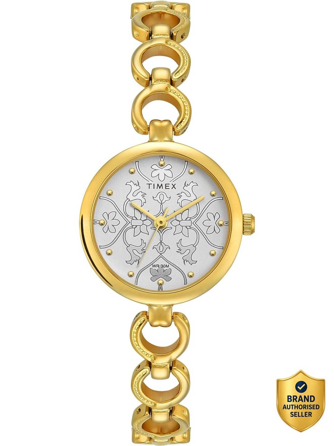 Timex 26mm Silver Dial Analog Watch - Image 1