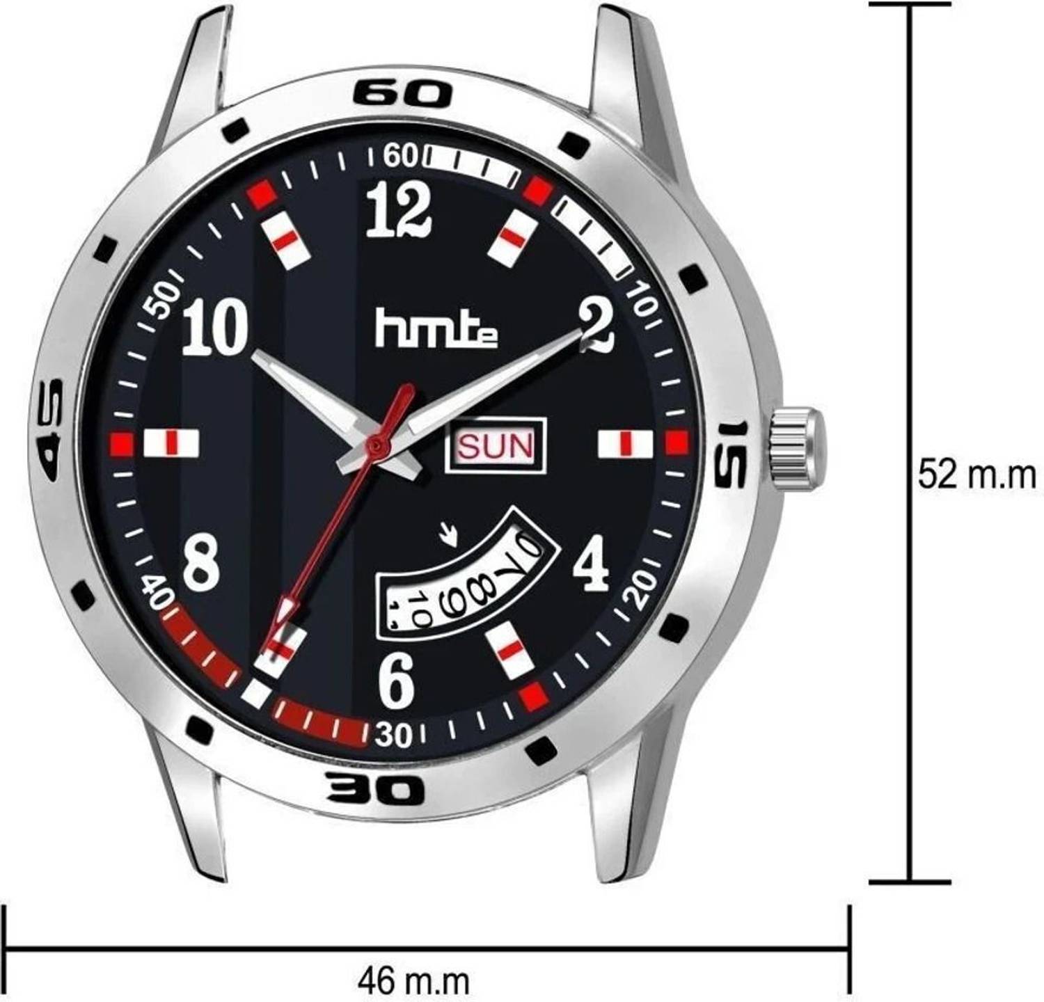 hmte Hm-8072 Day&Date Series Men's Watch - Image 3