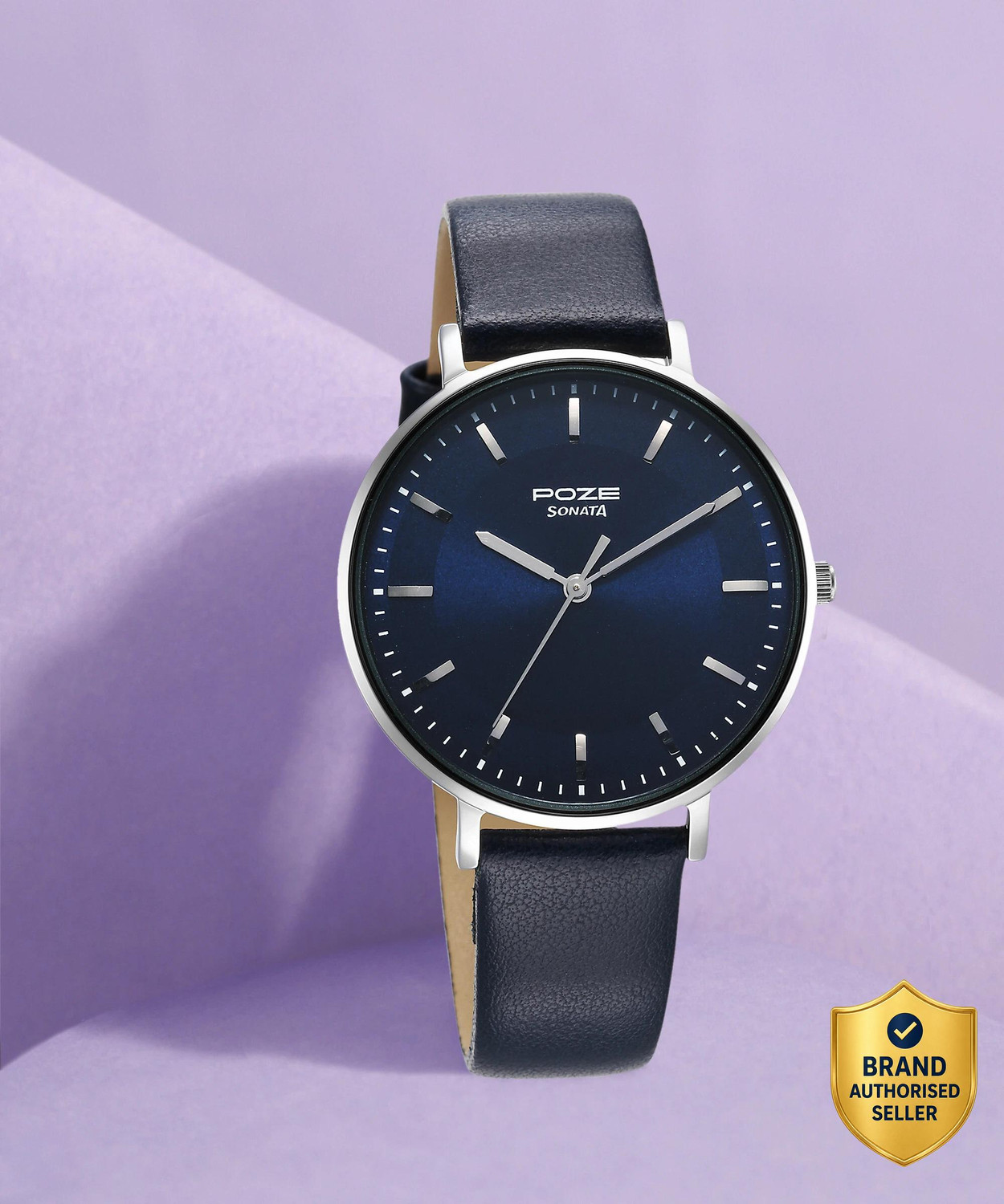 Image of SONATA Poze Blue Dial Blue Strap Analog Watch - For Women
