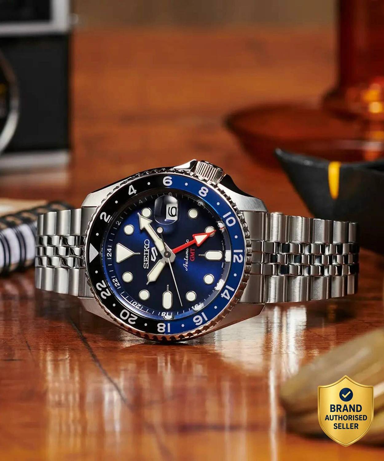 Seiko SSK003K1 Seiko 5 Sports GMT Automatic Watch