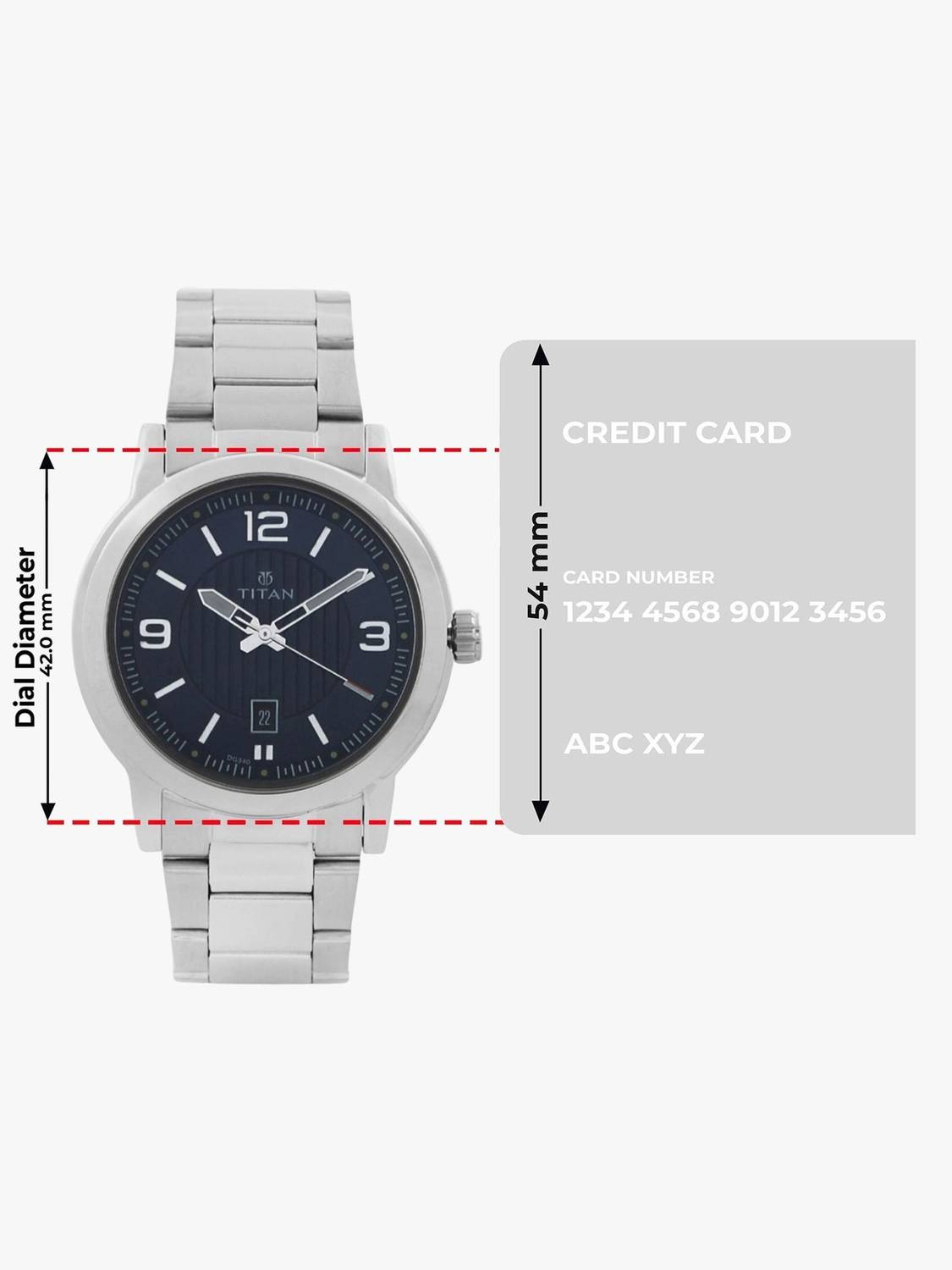 Titan NL1730SM03 Urban Refinement Blue Dial Watch - Men - Image 5