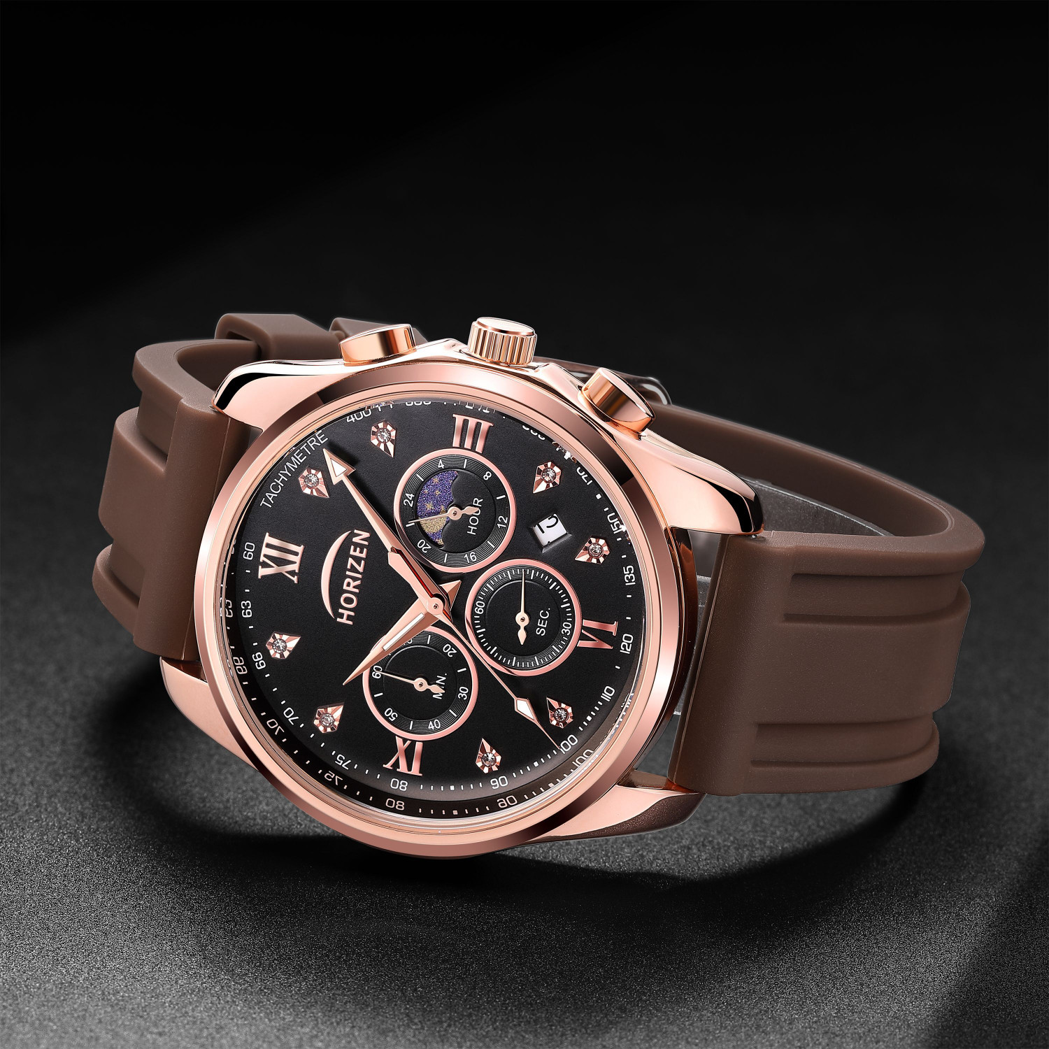 Image of HORIZEN Stylish Chronograph Classic Luxury Analog Watch - For Men