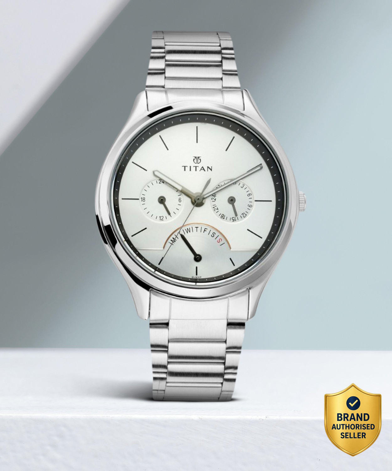 Image of Titan NQ1803SM01 Neo Gents IV Analog Watch - For Men