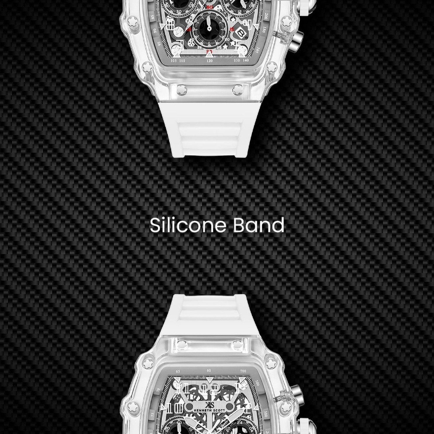 Image of Kenneth Scott Kenneth Scott Multi Function Analog Watch - For Men