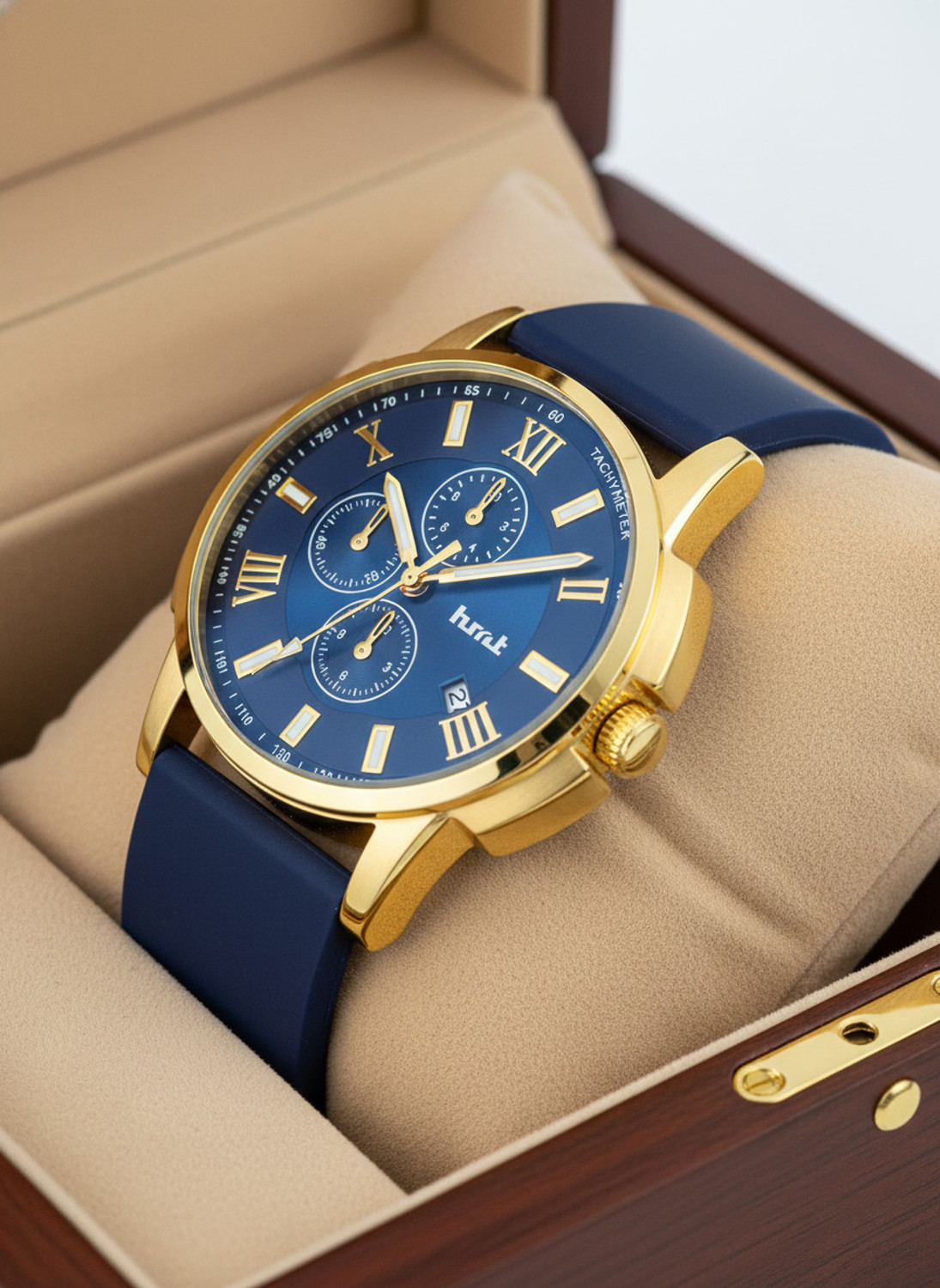 Image of HMT DLX Legacy Series Date Functioning Analog Watch - For Men