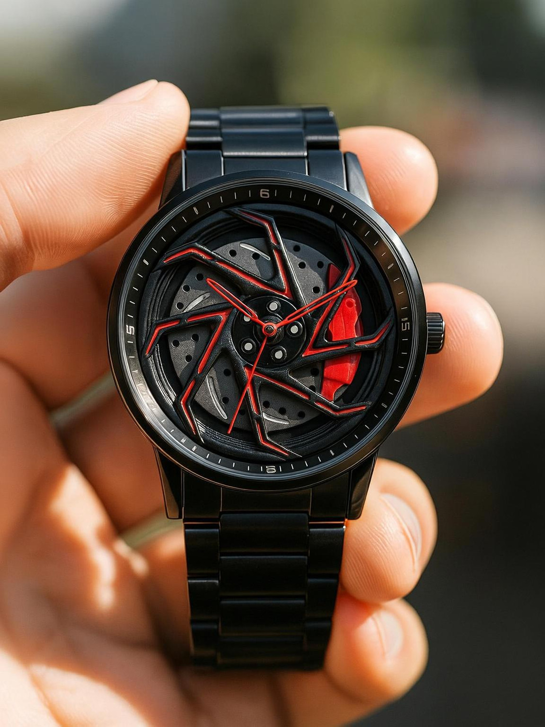 Image of TADIA TADIA - BLADE SPINNING WHEEL WATCH BLADE SPIN Analog Watch - For Men