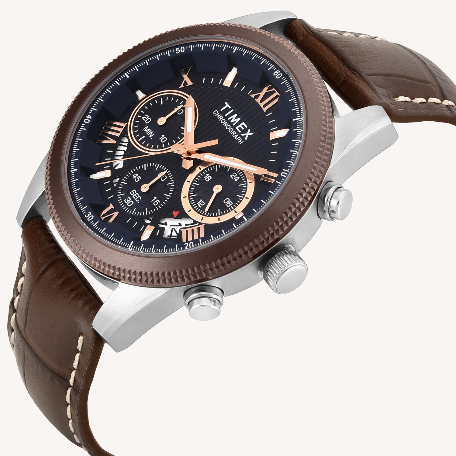 Image of TIMEX Chronograph, Blue Dial Analog Watch - For Men