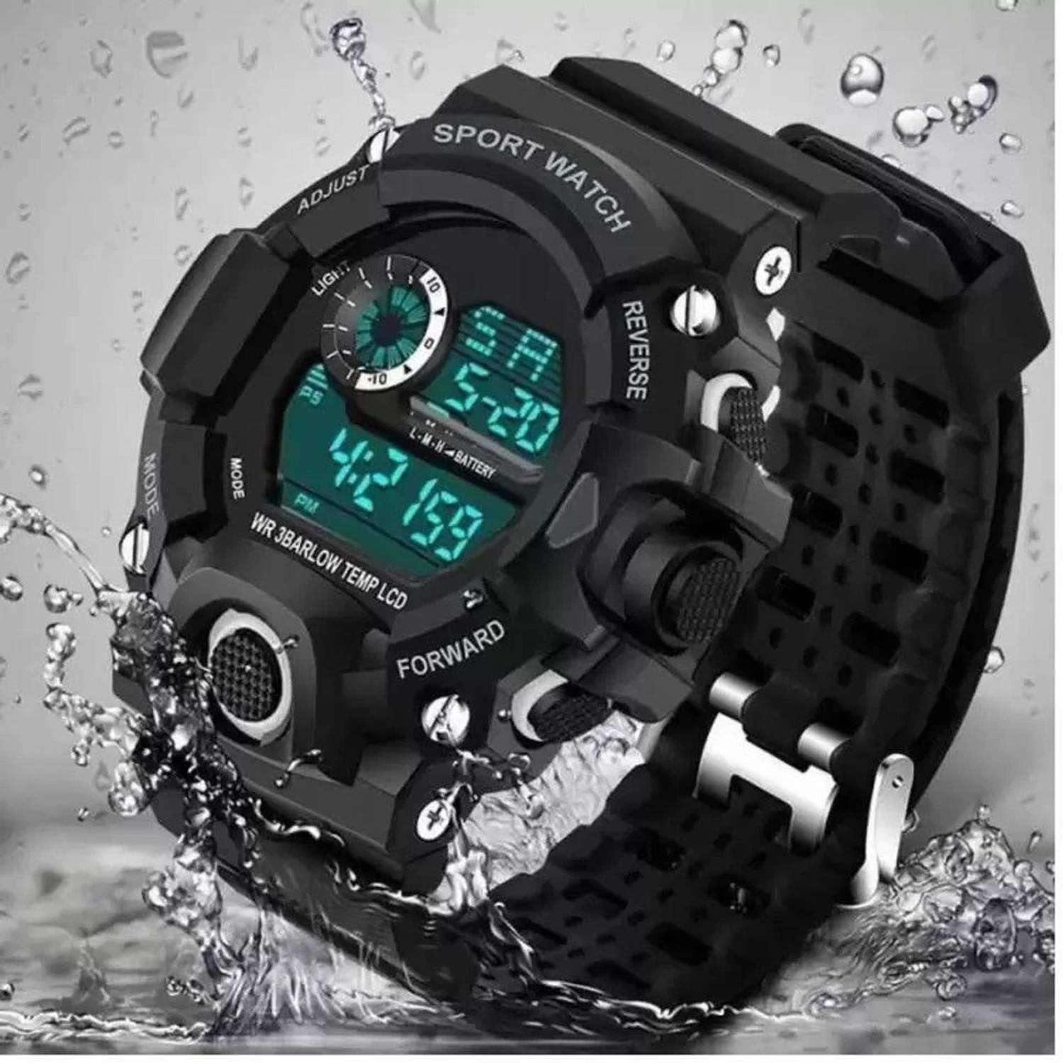 Trex S-Shock Sport Digital Watch - Water Resistant
