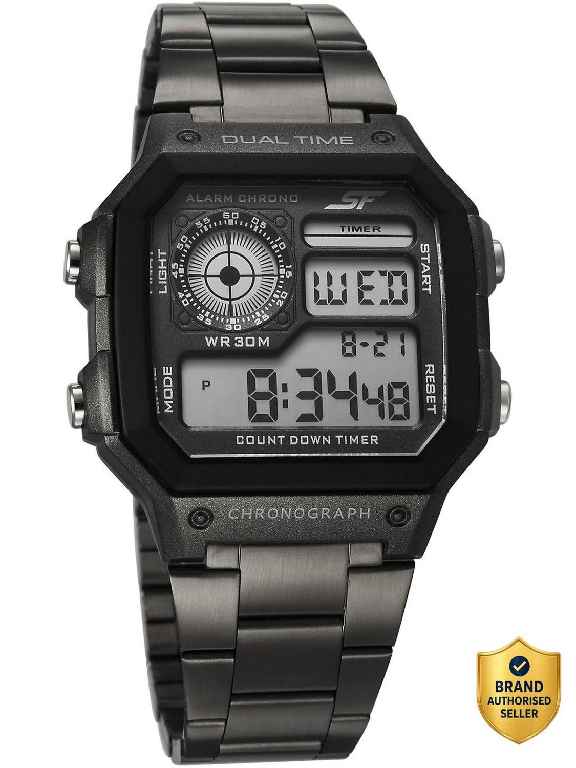 SONATA Hexa Metal Refresh Digital Watch - Image 1