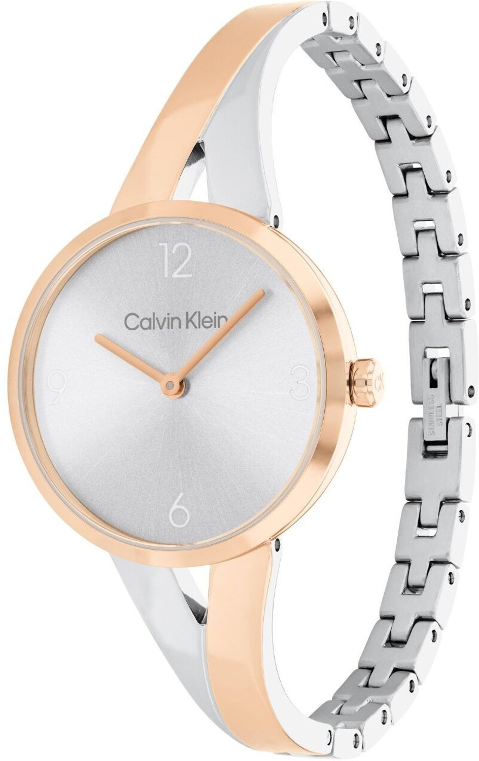 Image of Calvin Klein Joyful Calvin Klein Joyful Qtz Basic Silver White Round Dial Women's Watch / Analog Watch - For Women