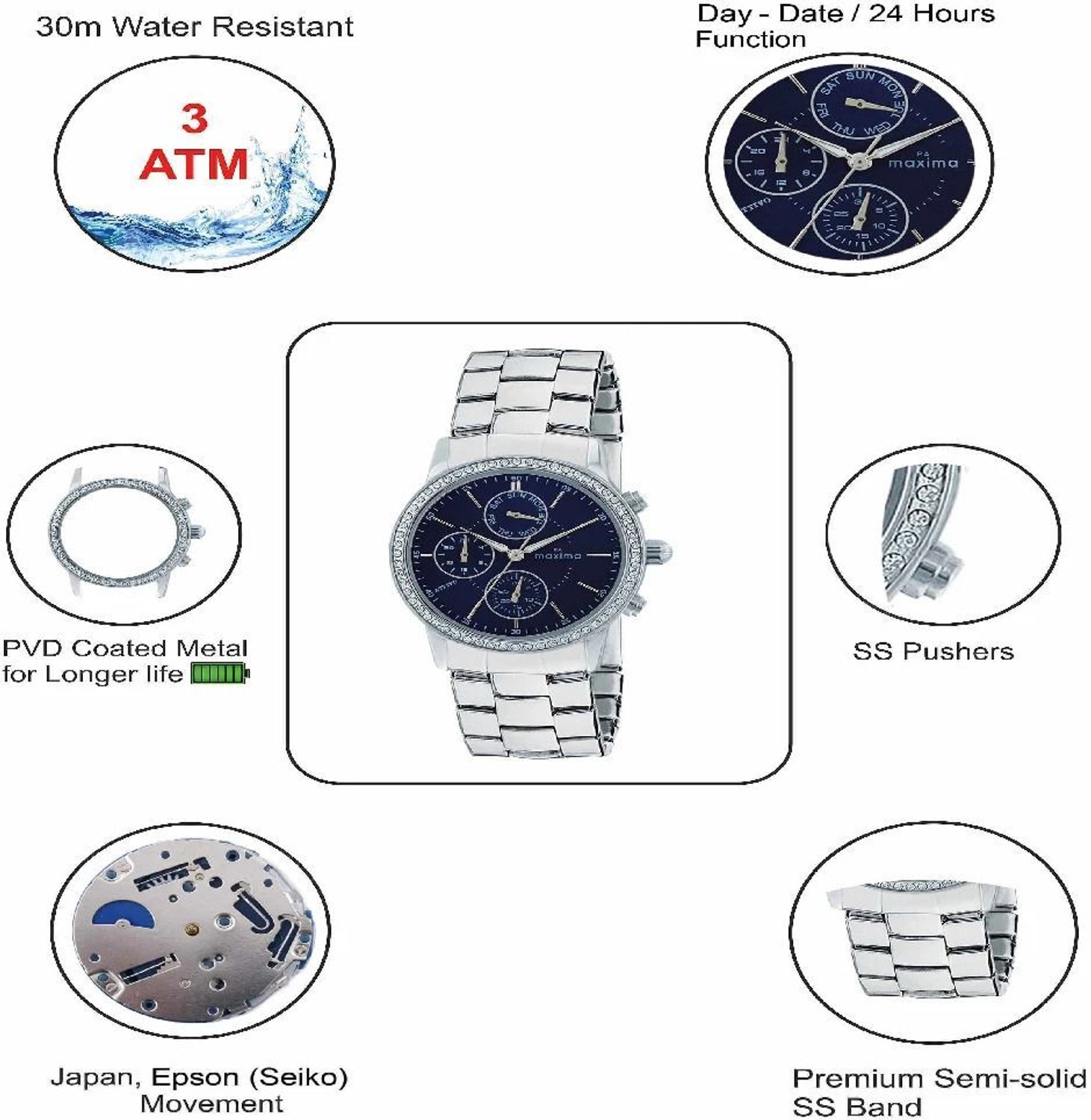 Image of MAXIMA Analog Watch - For Women