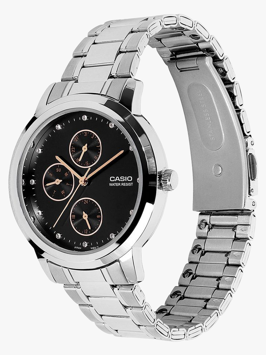 Image of CASIO LTP-SN6KD-1A ENTICER LADIES Analog Watch - For Women