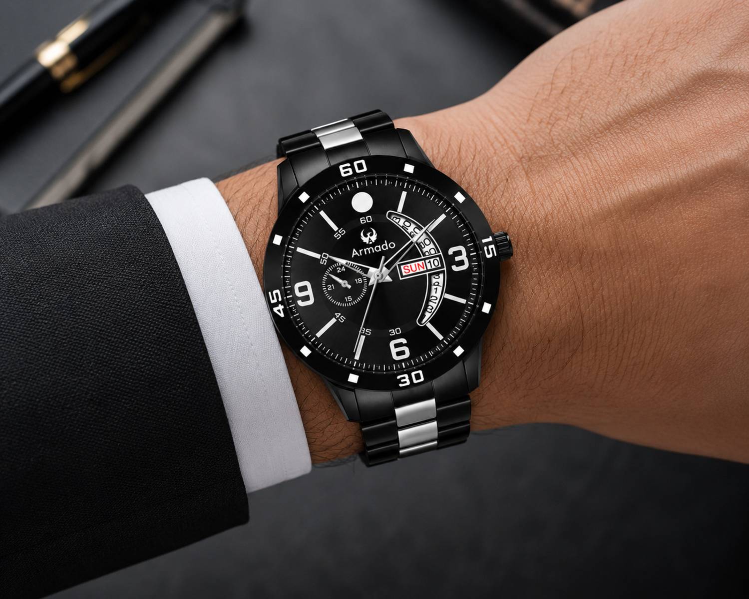 Armado AR-MH-21004 Black Analog Watch - Image 3