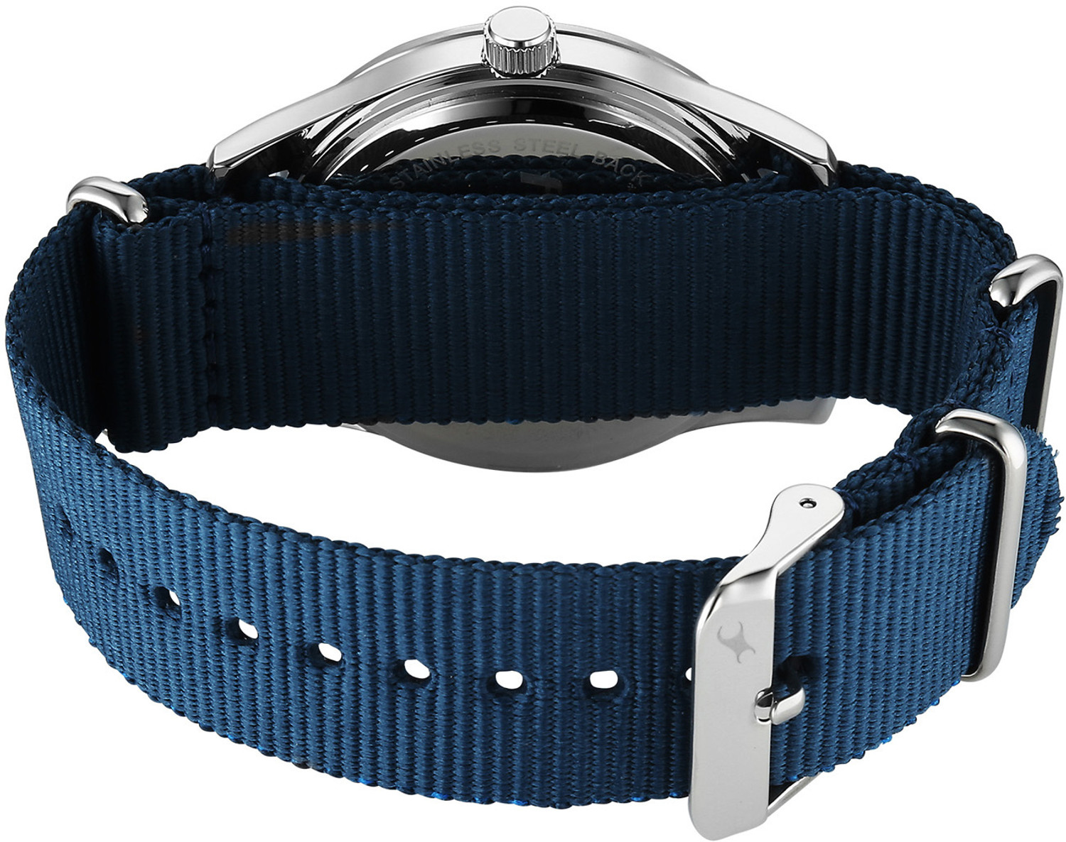 Image of Fastrack Stunners Fastrack Stunners XI Quartz Blue Dial Blue Nylon /NATO Strap Analog Watch - For Men
