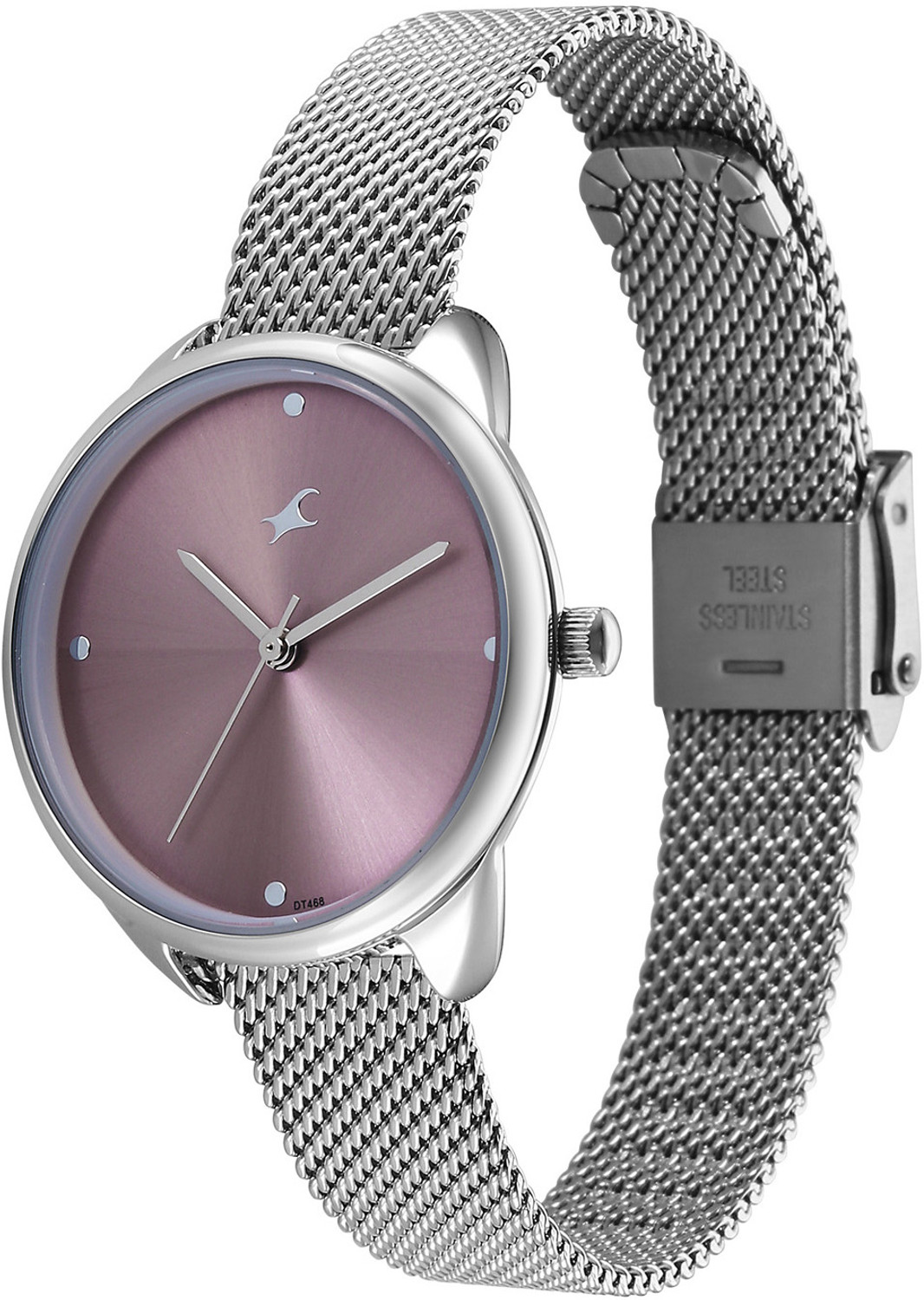 Image of Fastrack Stunners Fastrack Stunners XI Quartz Lilac Dial Silver Stainless steel Strap Analog Watch - For Women
