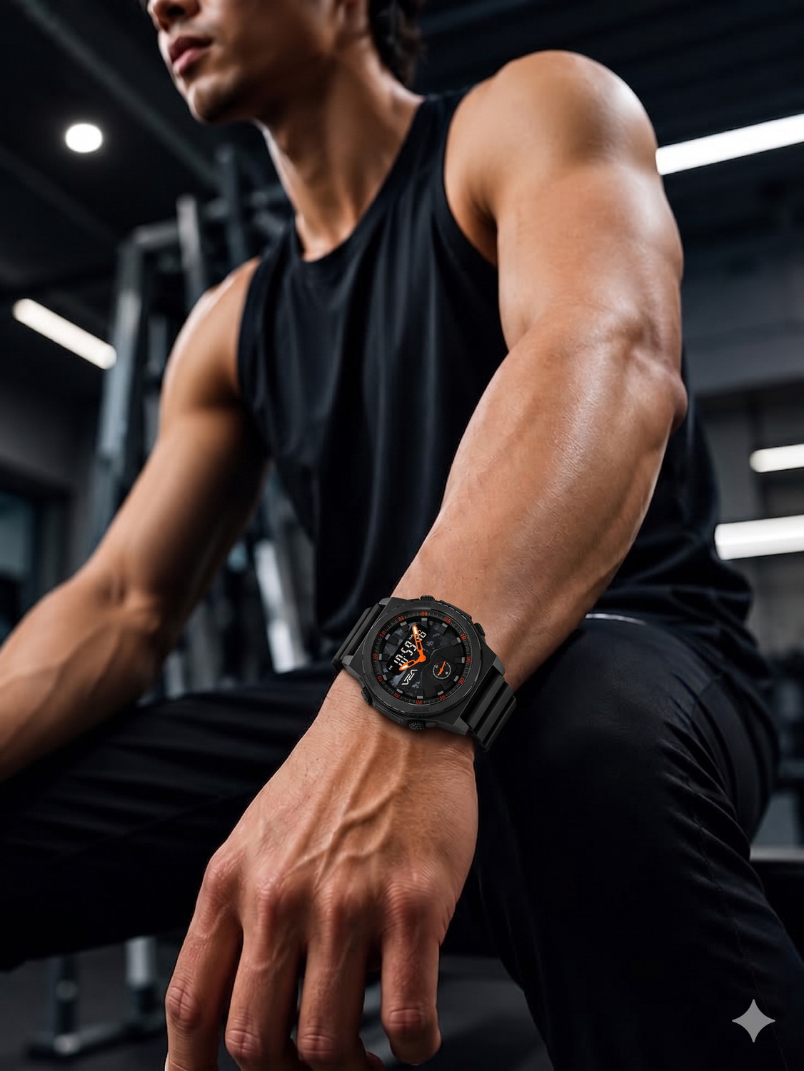 Image of V2A Styke 2855 Analog-Digital Watch for Men Sports & Outdoor Style Watch | 50M Waterproof Analog-Digital Watch - For Men
