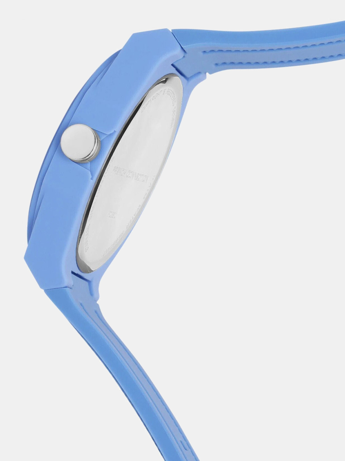 Image of French Connection Wave WAVE FW25 Unisex Analog Watch with Blue Circular Brush Dial Analog Watch - For Men & Women